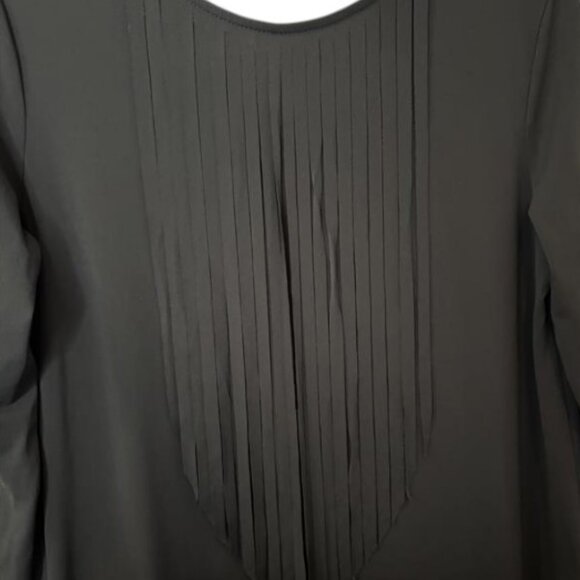 La Fee Maraboutee black fringed oversized shift dress size M - Picture 4 of 4